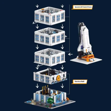 Super Heroic 4 Team Skyscraper 8003